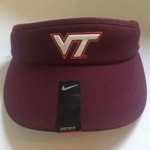 Nike Virginia Tech visor with mesh support